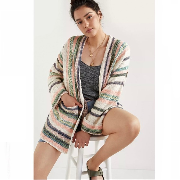 Anthropologie Pilcro Knit Striped Cardigan - Picture 1 of 15